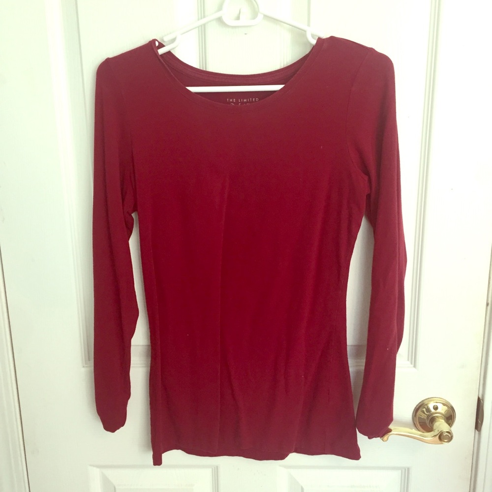 The Limited Dark Red long sleeve
